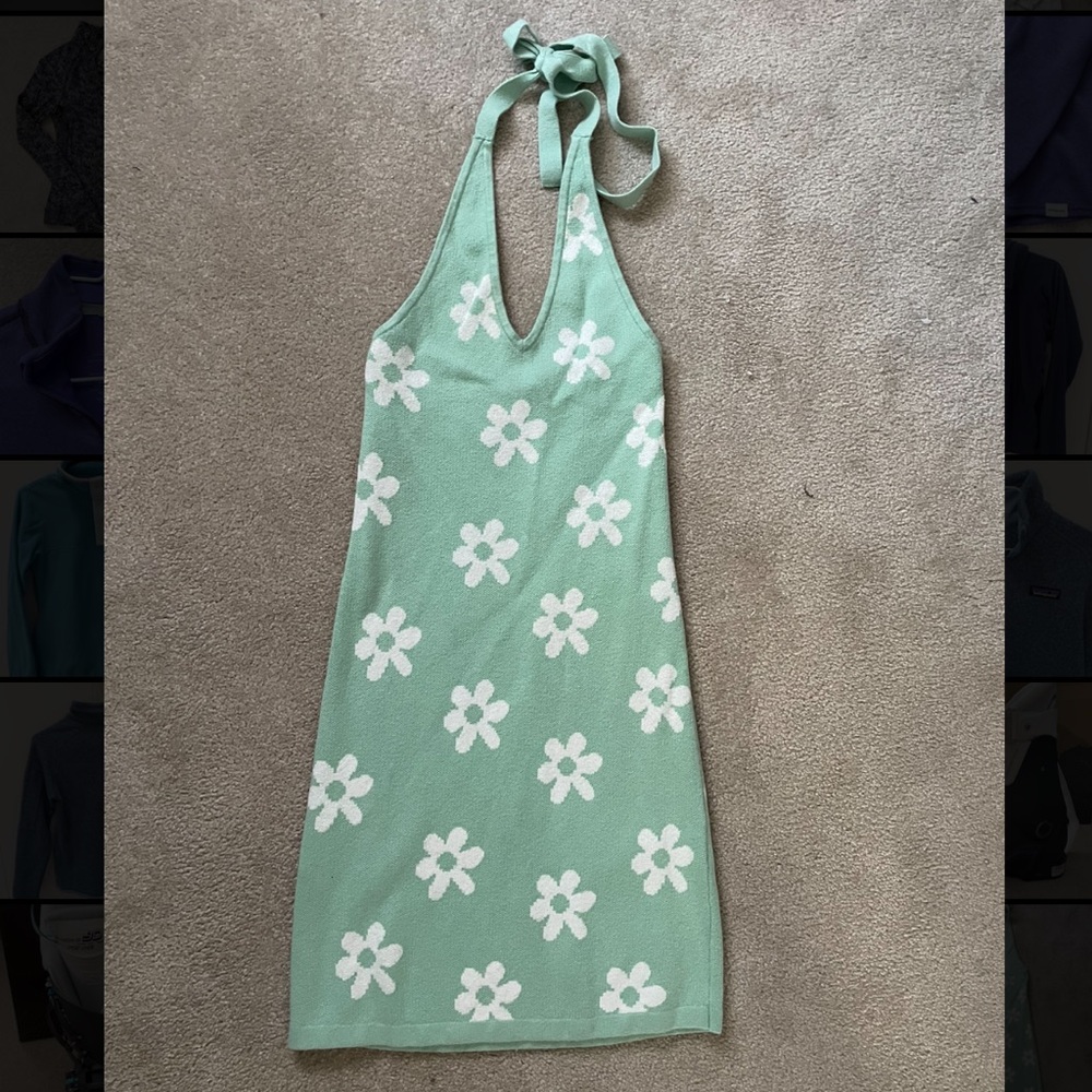 Floral Hollister halter dress
